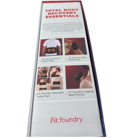Fit Foundry 4-in-1 Heat & Massage Recovery Pack for Relief New Sealed Box - Picture 10 of 16